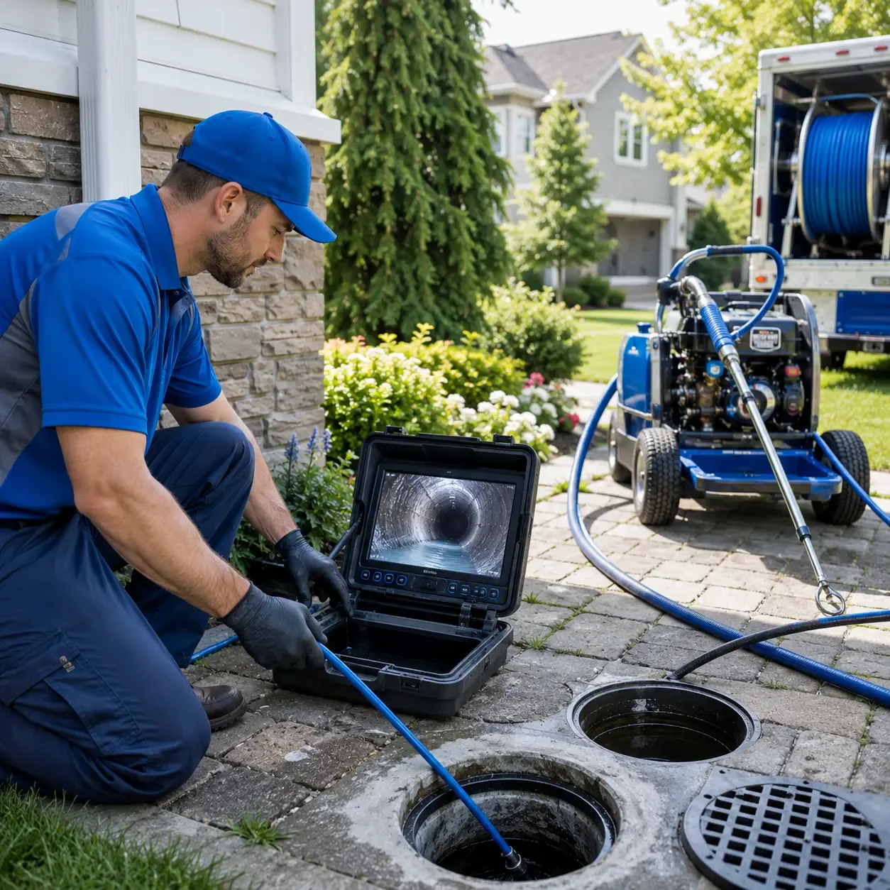 Outdoor drain cleaning professionals serving Schaller, IA